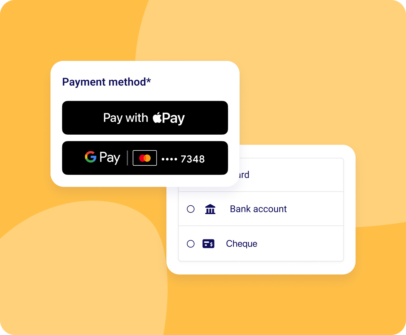 Collect payments in one click