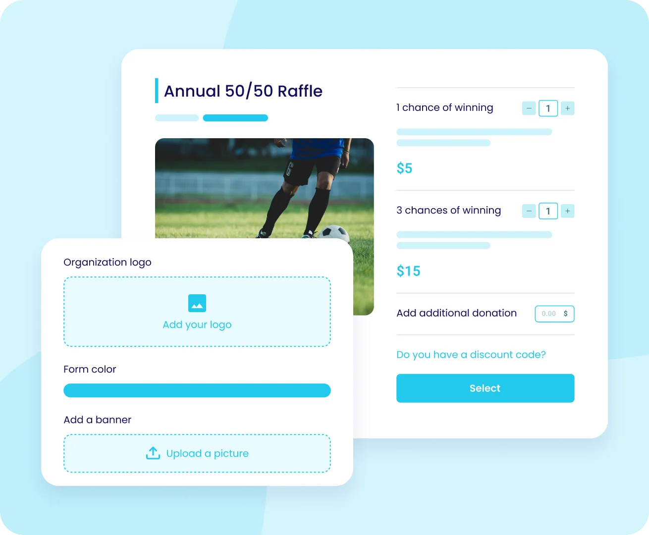 Create your raffle form