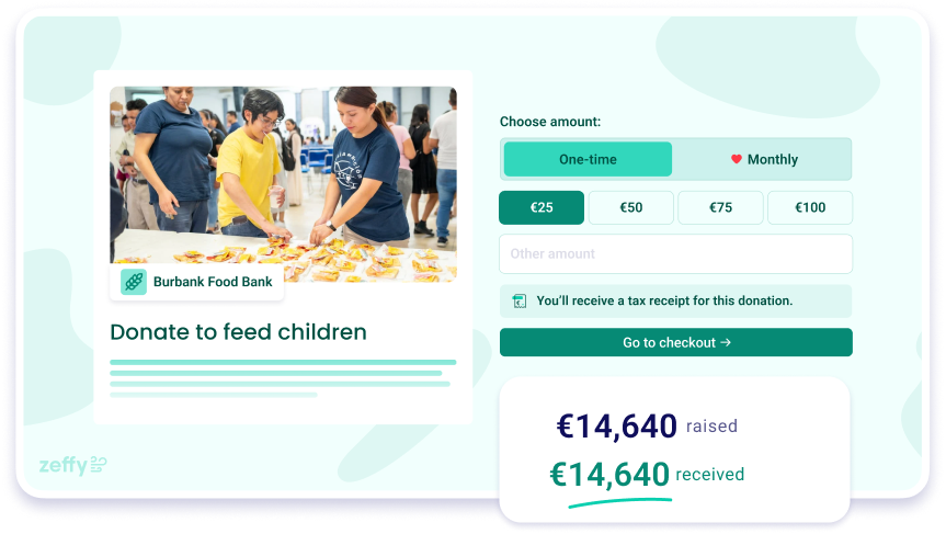 Ihre Spenderliste entsteht von selbst.