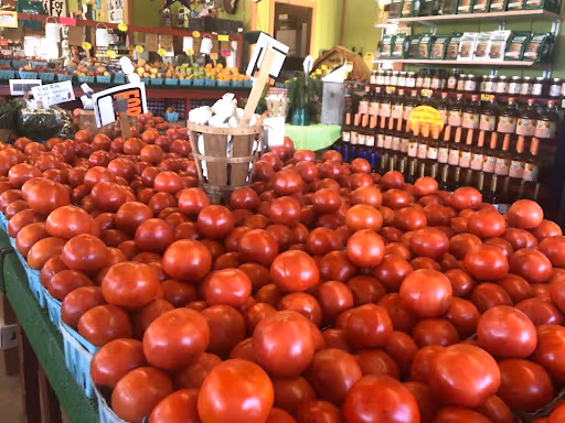 Tomato in a supermarket