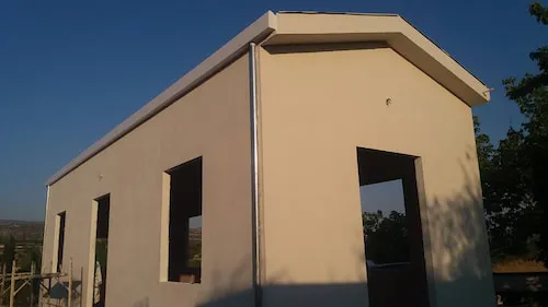 finished mobile timber framed house