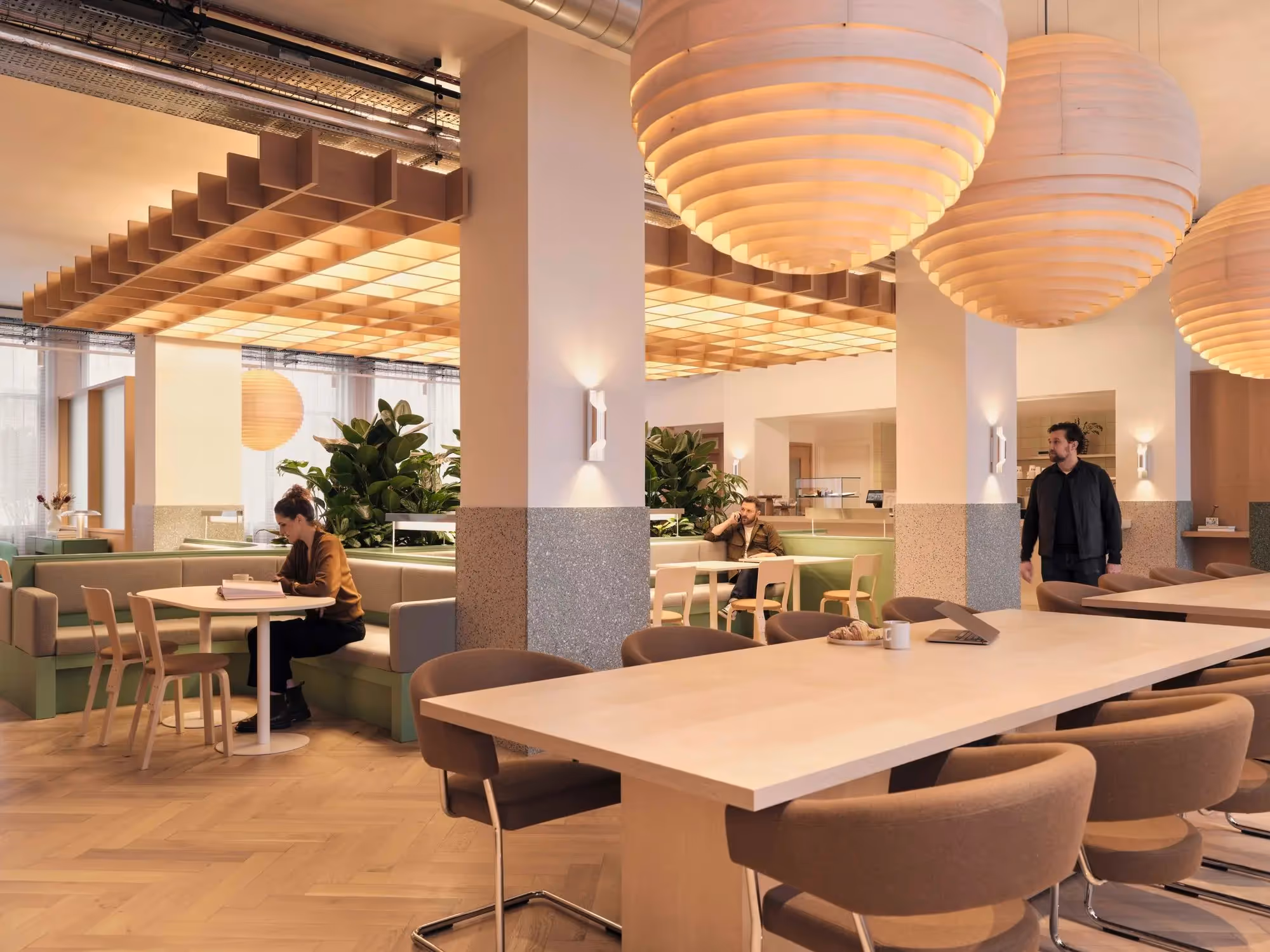 People working in Fora office space in London