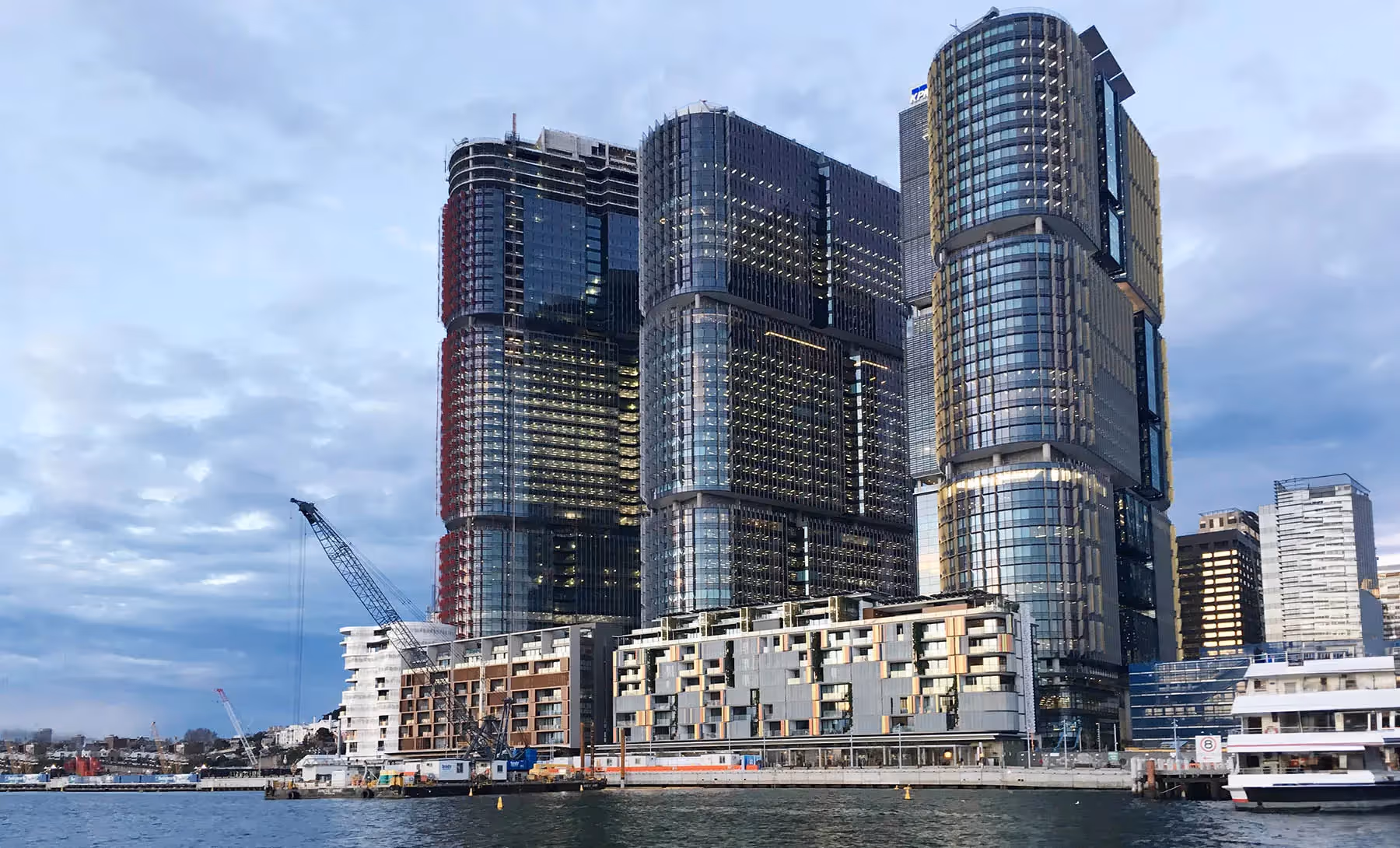 The exterior of the Three Towers office in Bangeroo.