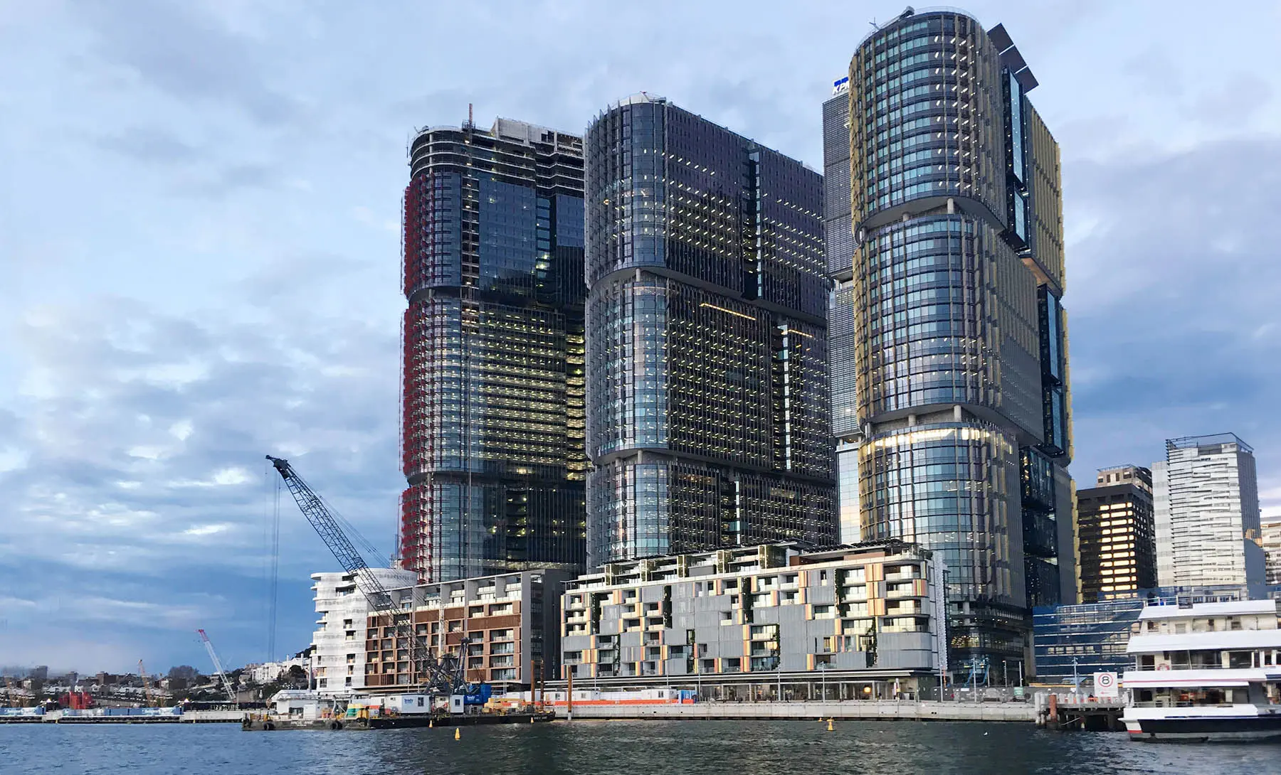 The exterior of the Three Towers office in Bangeroo.