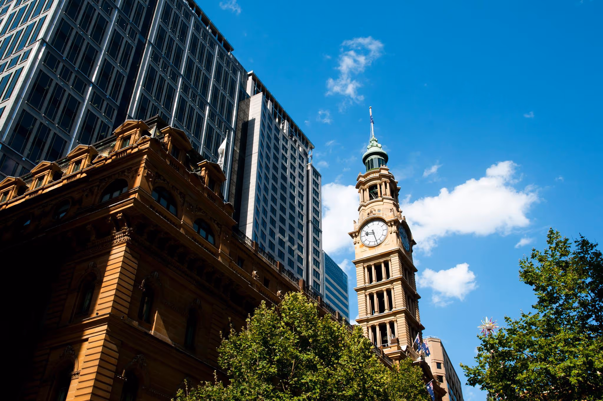 A street level view of a serviced office in Sydney.