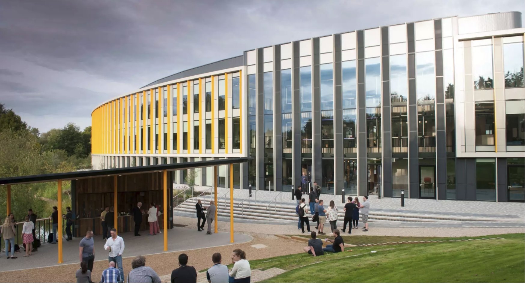 The exterior of a serviced office space in the centre of Cambridge.