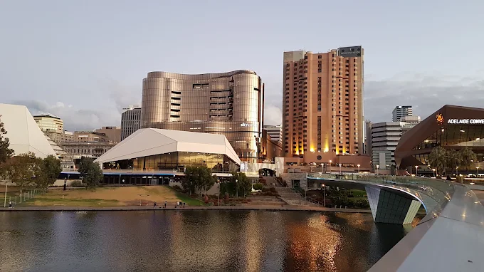 A city view of Adelaide, Australia.