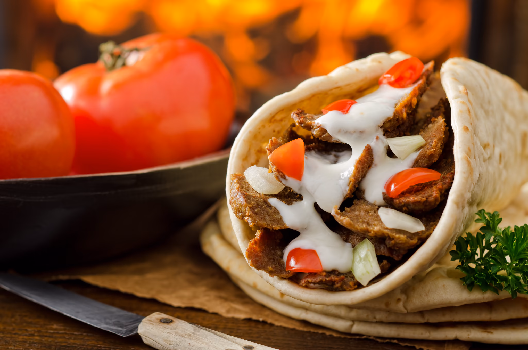 Regular donair at joe's pizza stone sherwood park