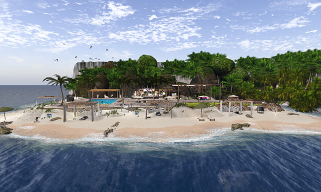 ZEBRA Interracial Beach