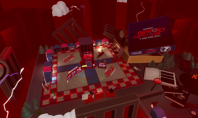MadPea Crimson Clues Grid-Wide Hunt