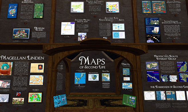 Maps of Second Life