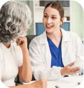 care team coaching the patient