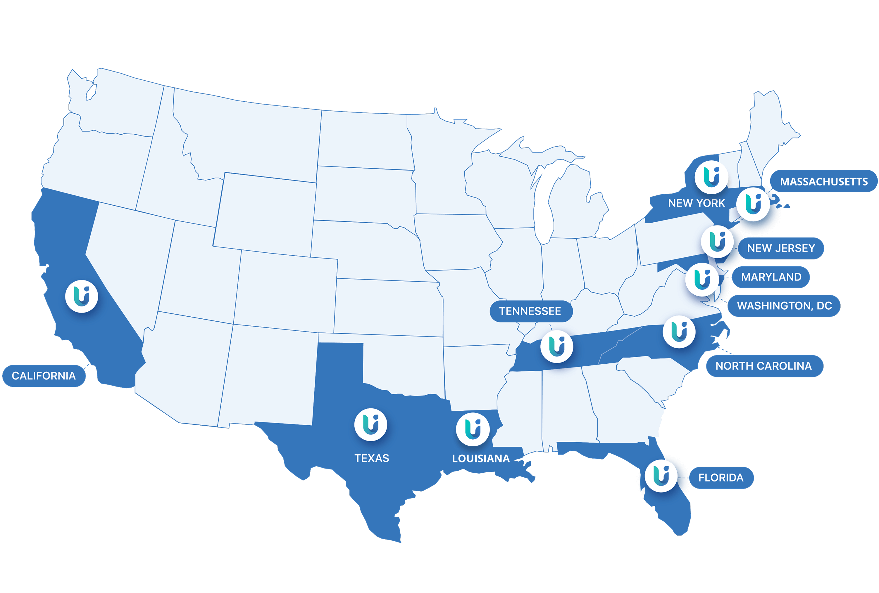 UC partnered clinics across the US