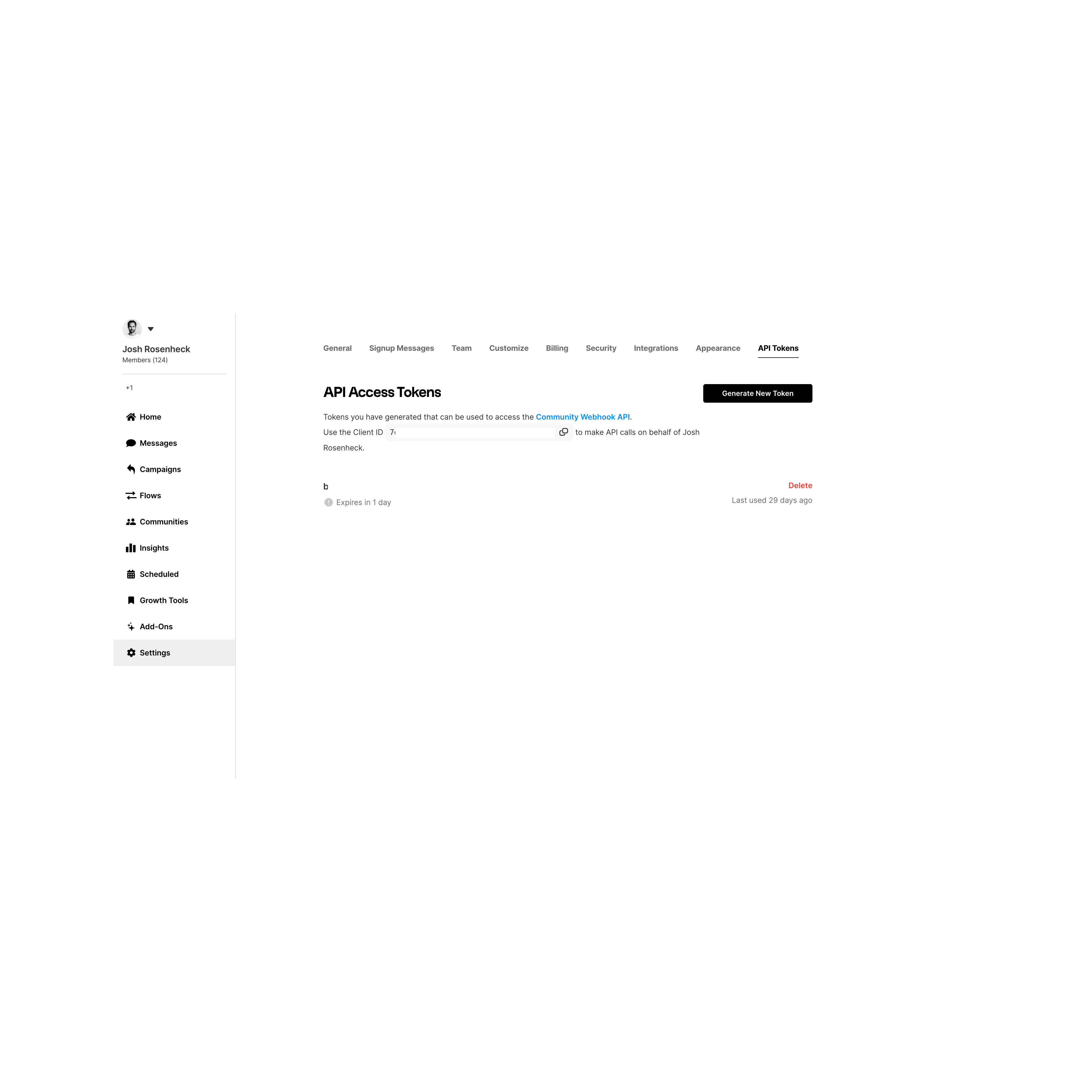 Get your Community client ID