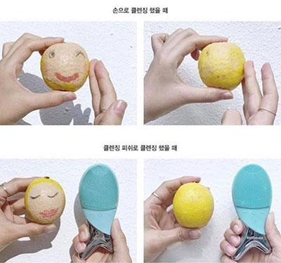 hiệu quả máy rửa mặt con cá wellderma