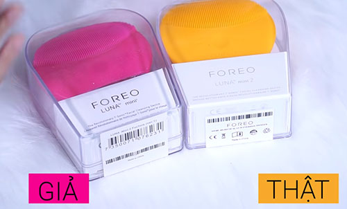 máy rửa mặt foreo luna mini 2 thật giả