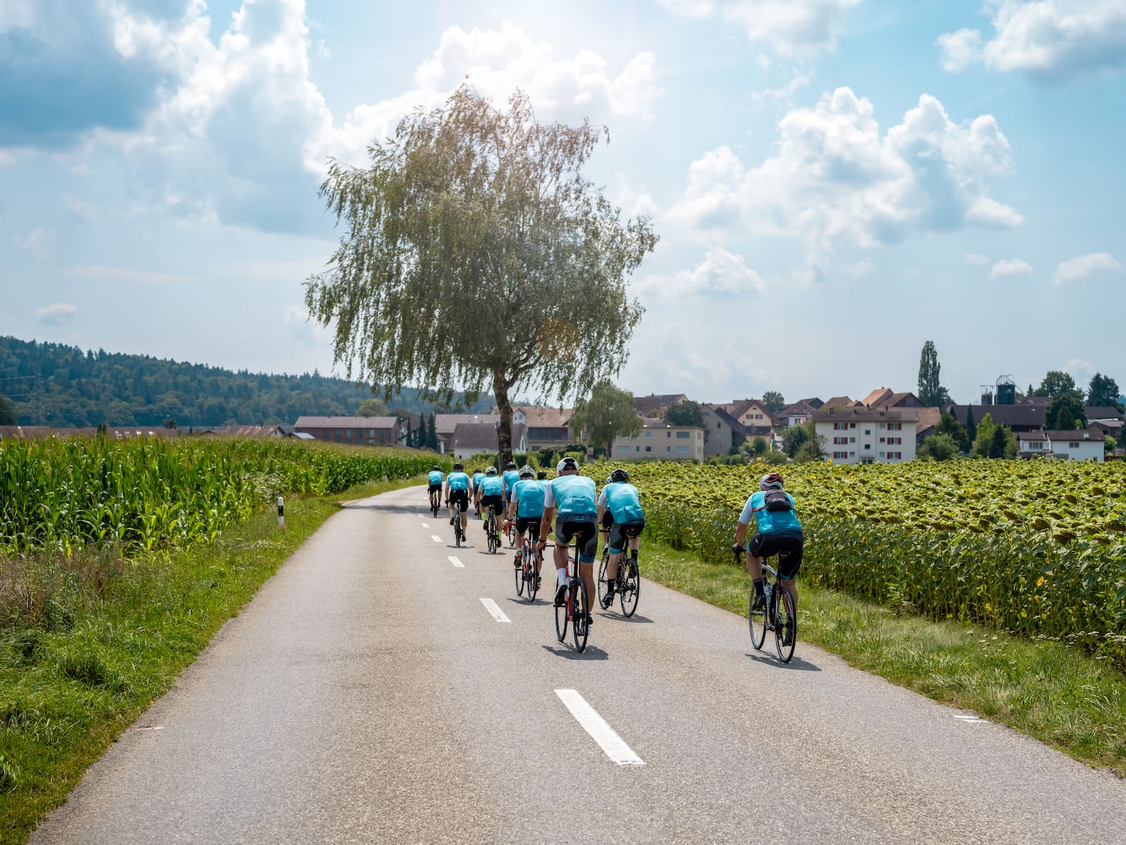 Komm mit auf unsere gemeinsame Rennrad-Feierabend-Ausfahrt ab Würenlingen/CH. Während der Tour zeigen wir dir die besten Strecken in der Region. Danach lassen wir den Abend mit Grill & Chill ausklingen.