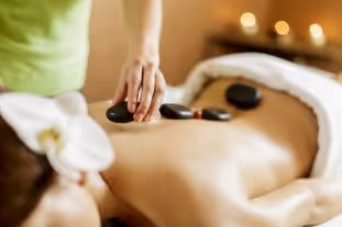 Lava stone massage