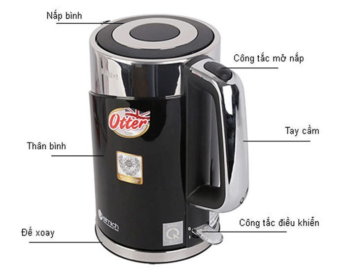 Ấm đun nước siêu tốc Elmich 1.7L KEE-0216