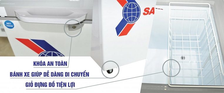 Tủ đông sa na ky 220 lít VH-225HY2