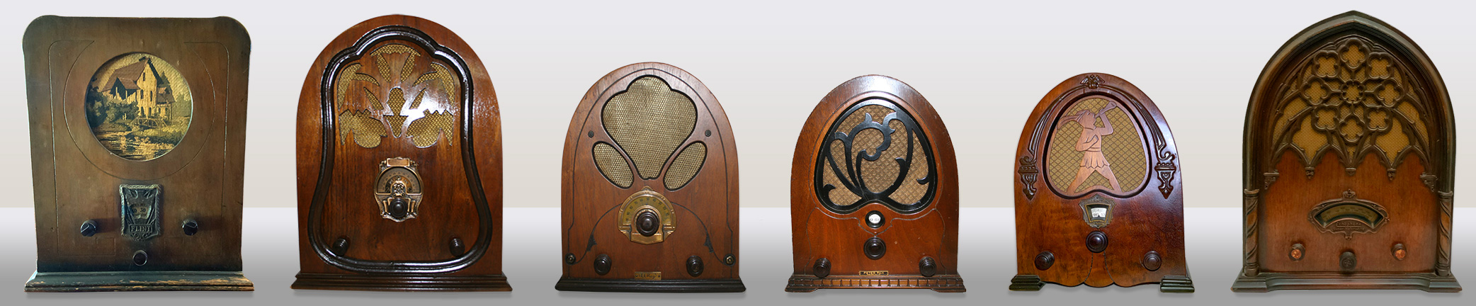 A parade of Los Angeles Radios a a Header Image