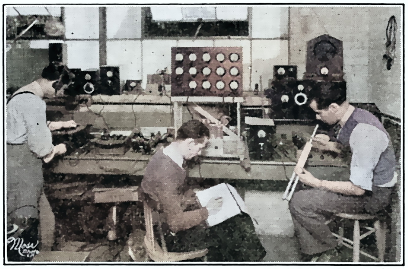 View of the Engineeringl Lab at Jackson-Bell in 1930