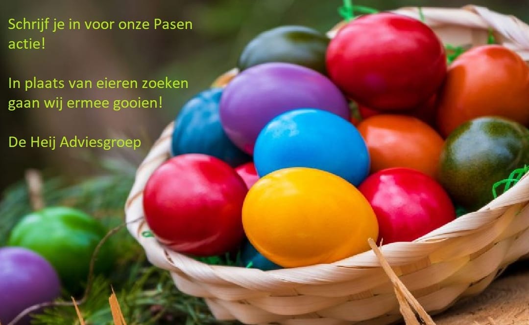 Geen eieren zoeken maar ermee gooien? Doe mee met onze actie!