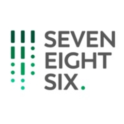 Seven Eight Six 7️⃣8️⃣6️⃣ logo