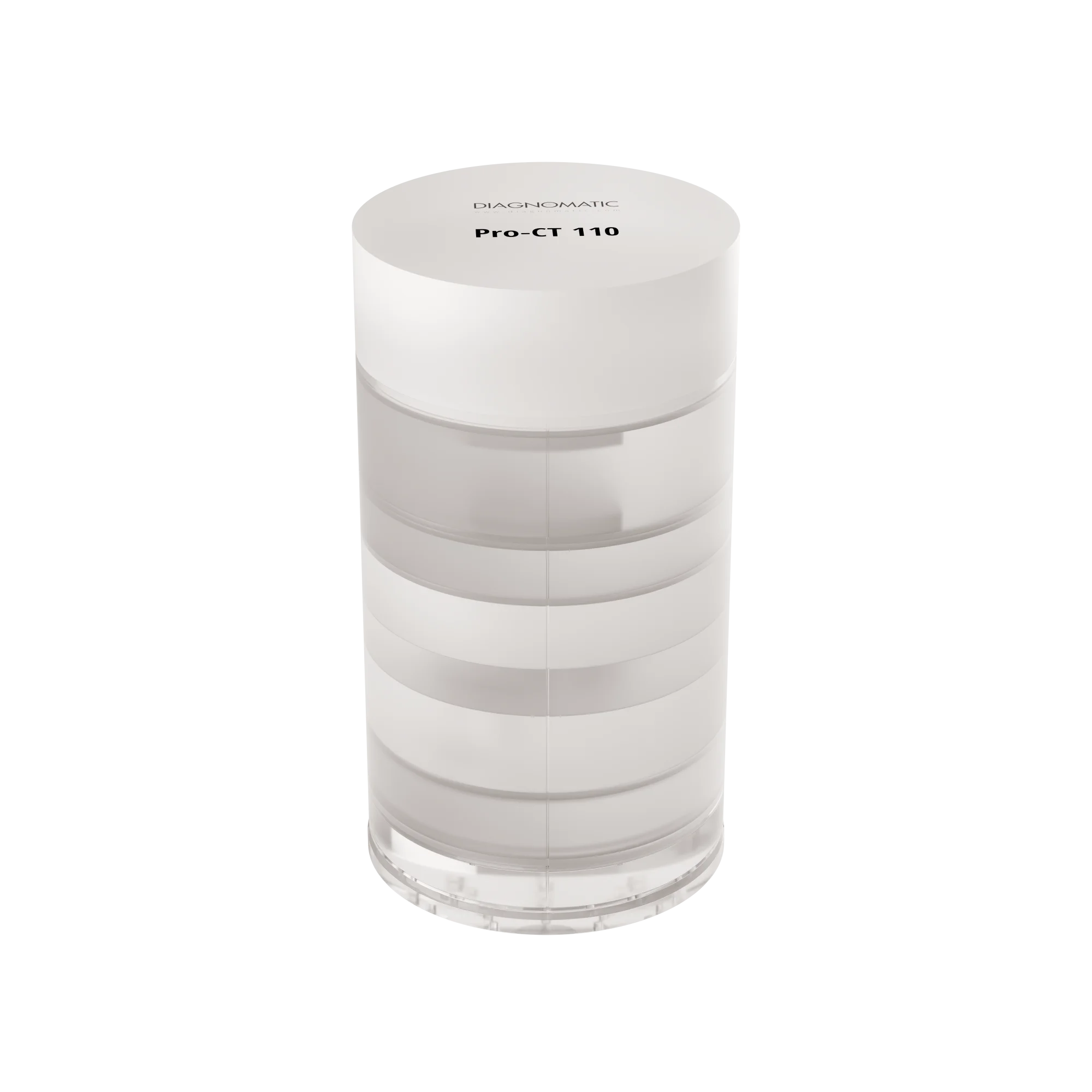 Pro-CT 110 cylindrical modular phantom for CT quality assurance testing