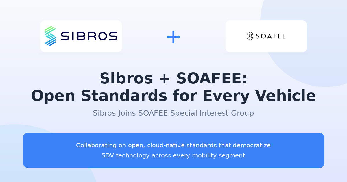 Collaborating with 120+ innovators to advance open standards for software-defined vehicles.
