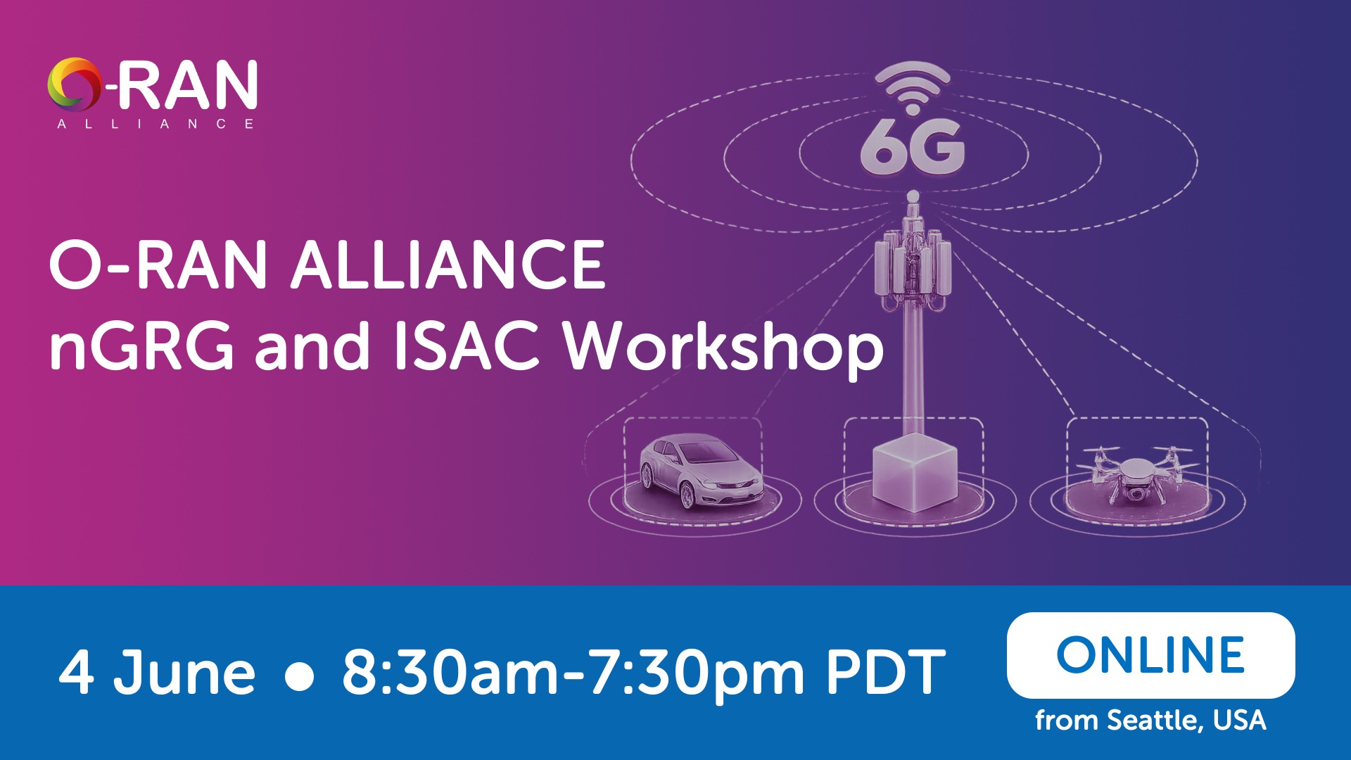 O-RAN ALLIANCE nGRG and ISAC workshop 