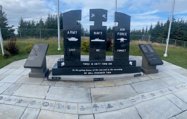 Veterans Memorial in Outer Cove