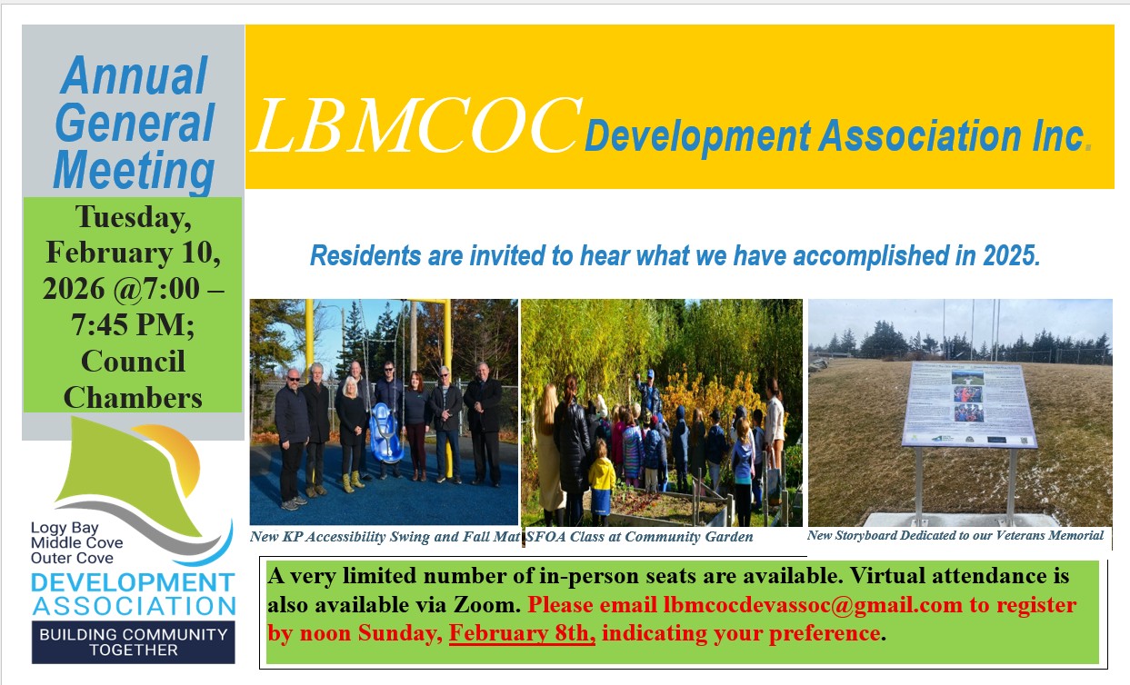  A poster with pictures of community events