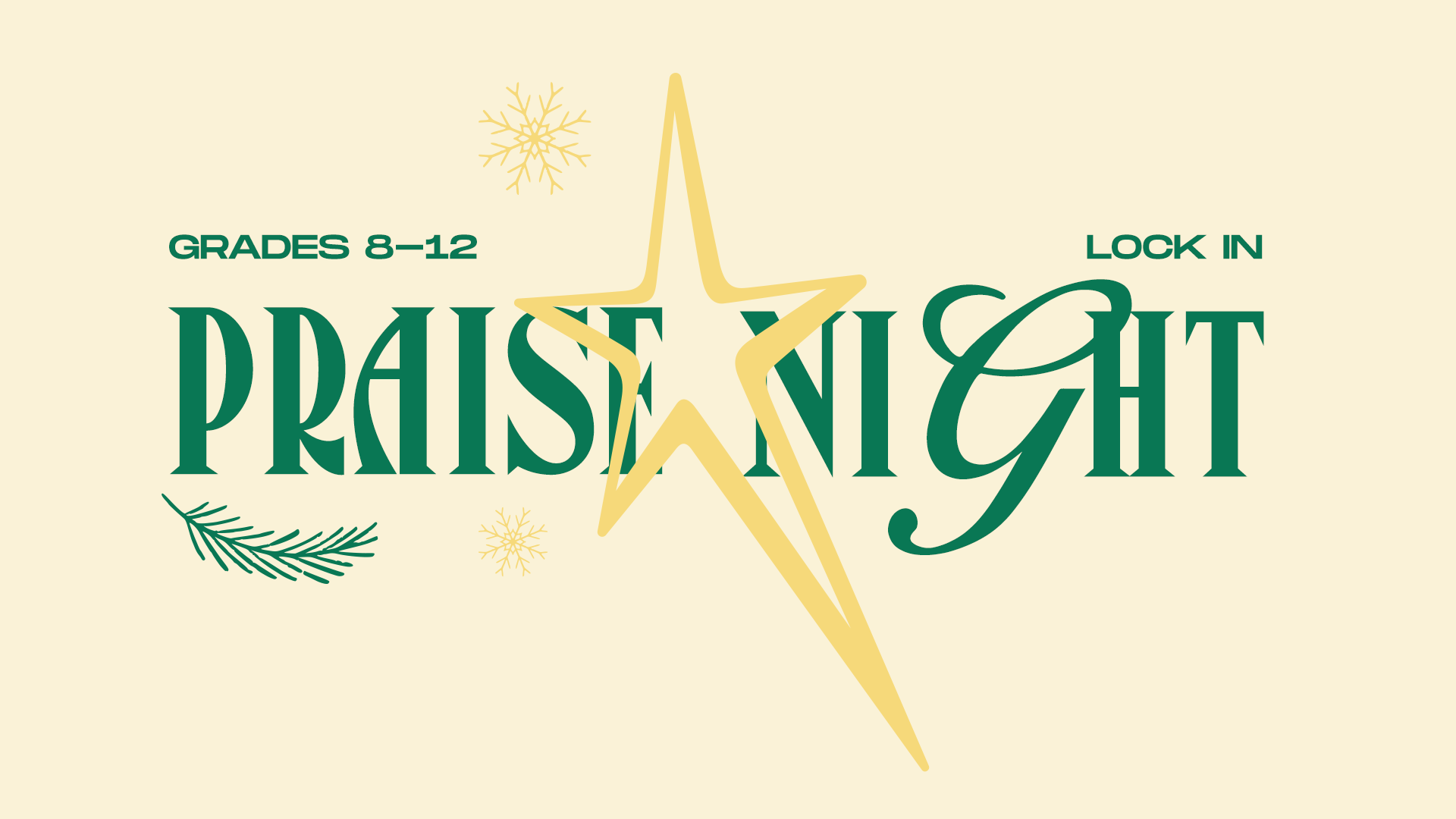 yth Praise Night - Lock In