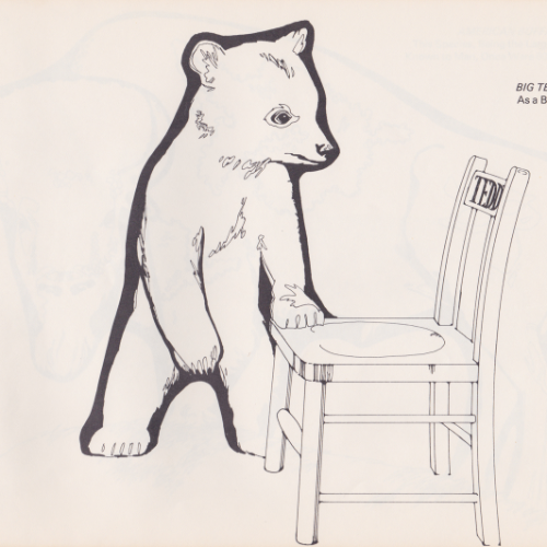 Game Farm coloring book illustration