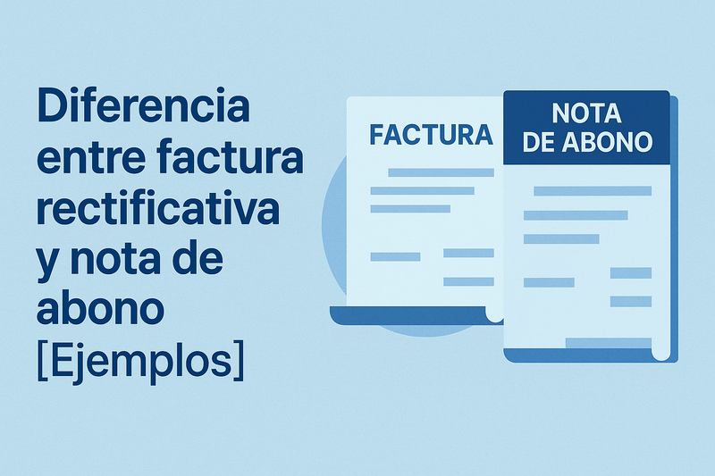 Diferencia entre factura rectificativa y nota de abono [Ejemplos]