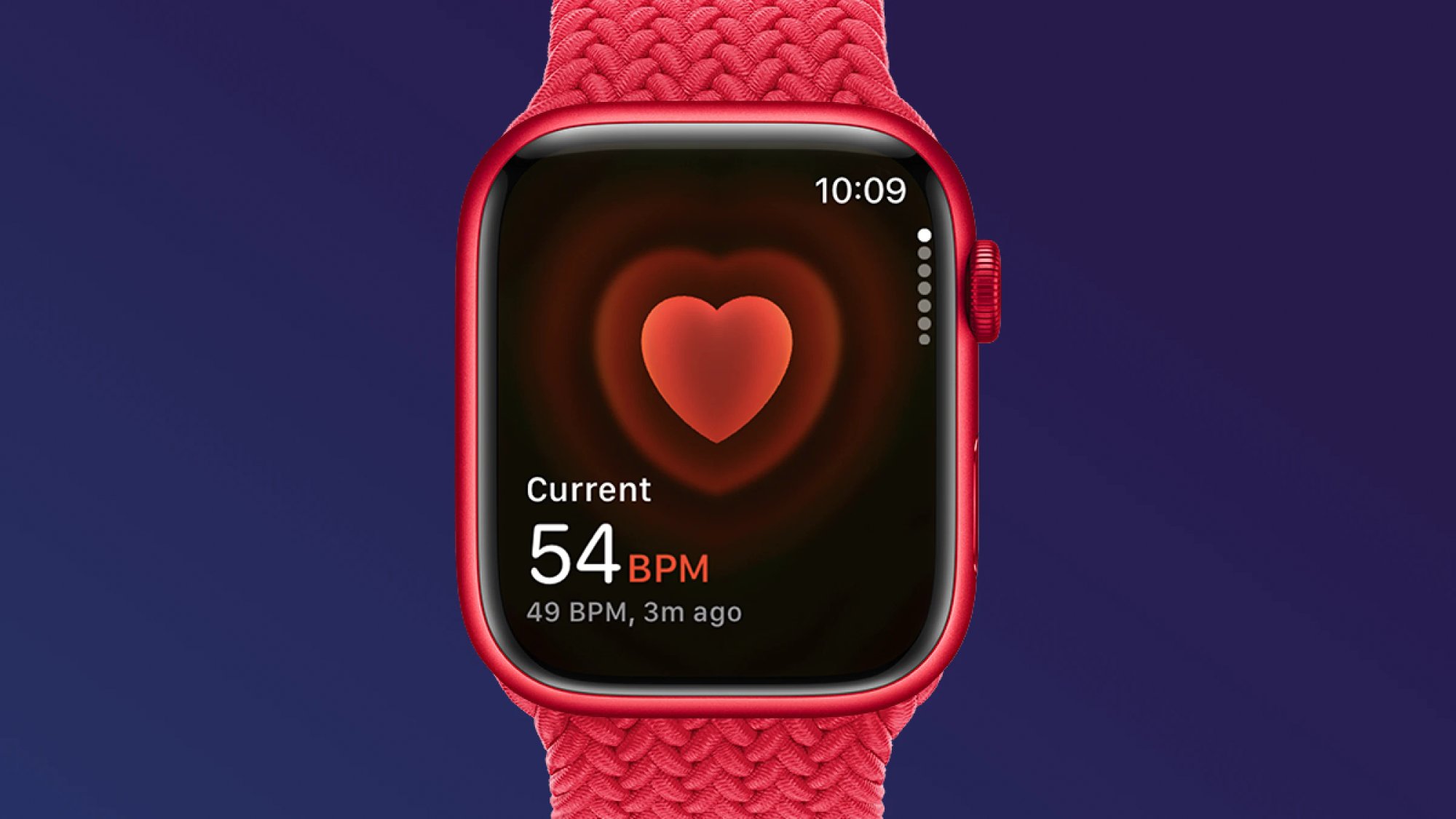 apple watch with heart rate check