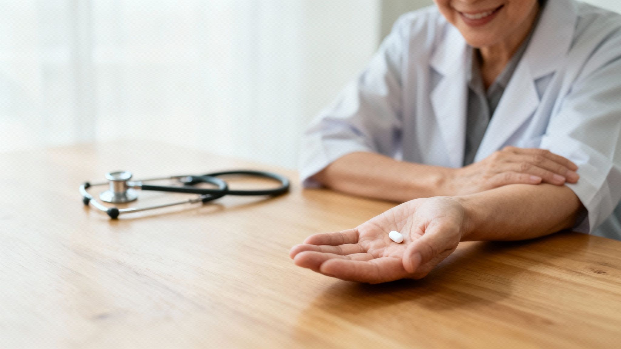 A person holding a heart-shaped object, symbolizing care and health management.