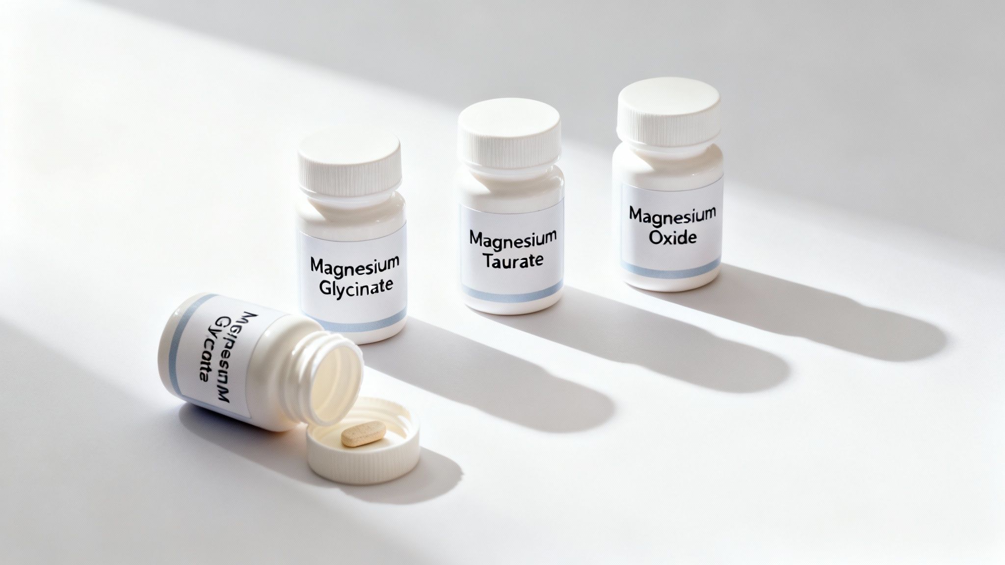 Infographic about magnesium supplements for heart health