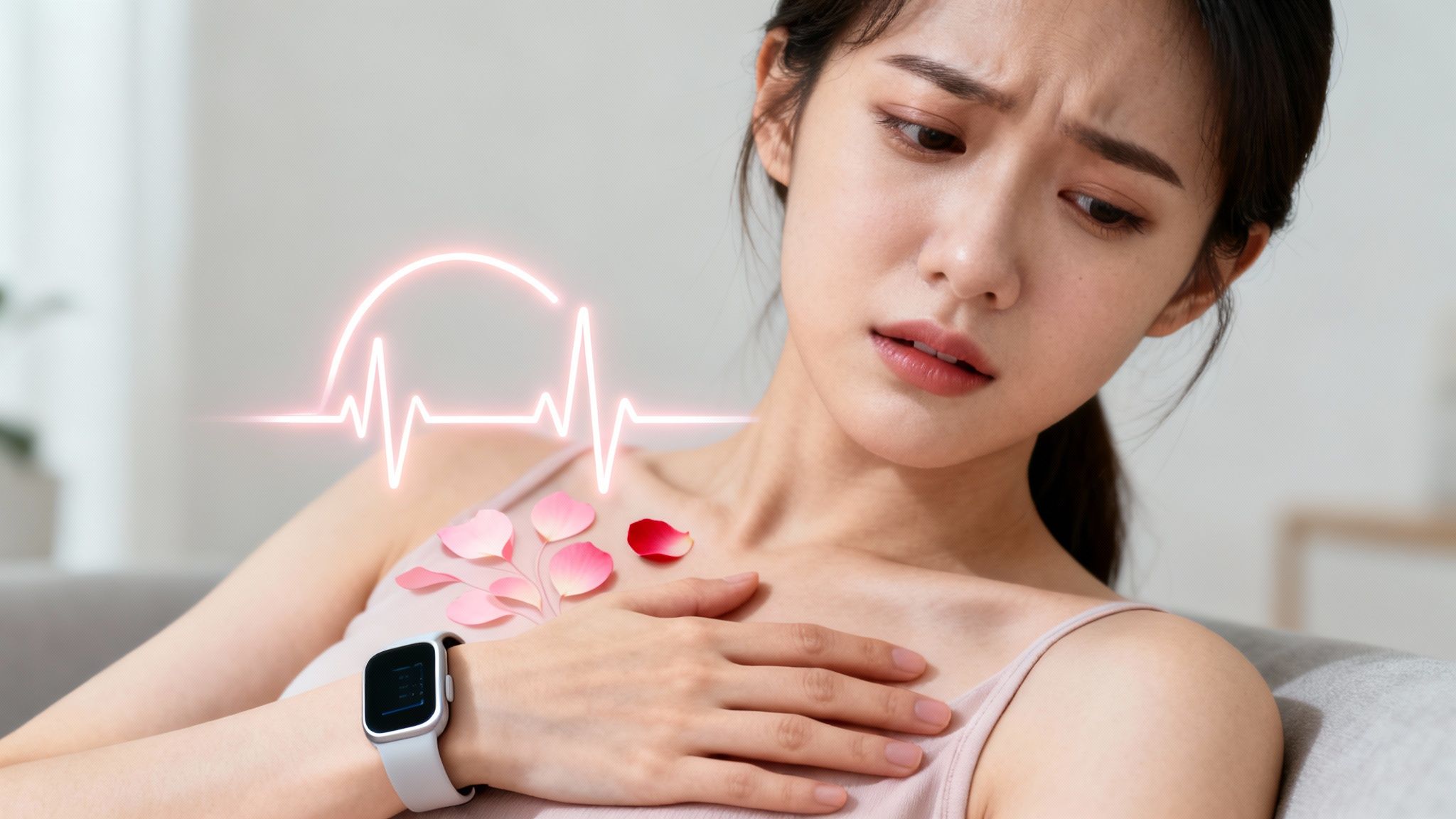 Experiencing heart palpitations on period? Understand the hormonal causes, learn what's normal versus what's not, and discover when you should seek care.