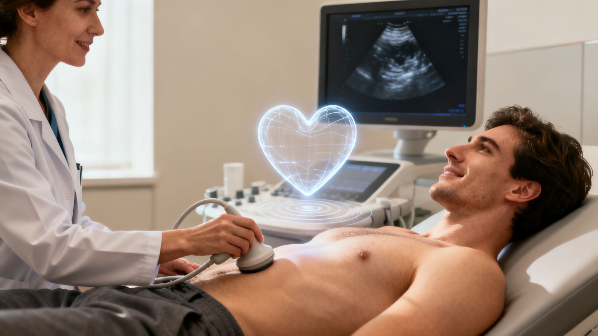 Nervous about your transthoracic echocardiogram? This guide explains the procedure, what the results mean, and how it complements your wearable ECG data.