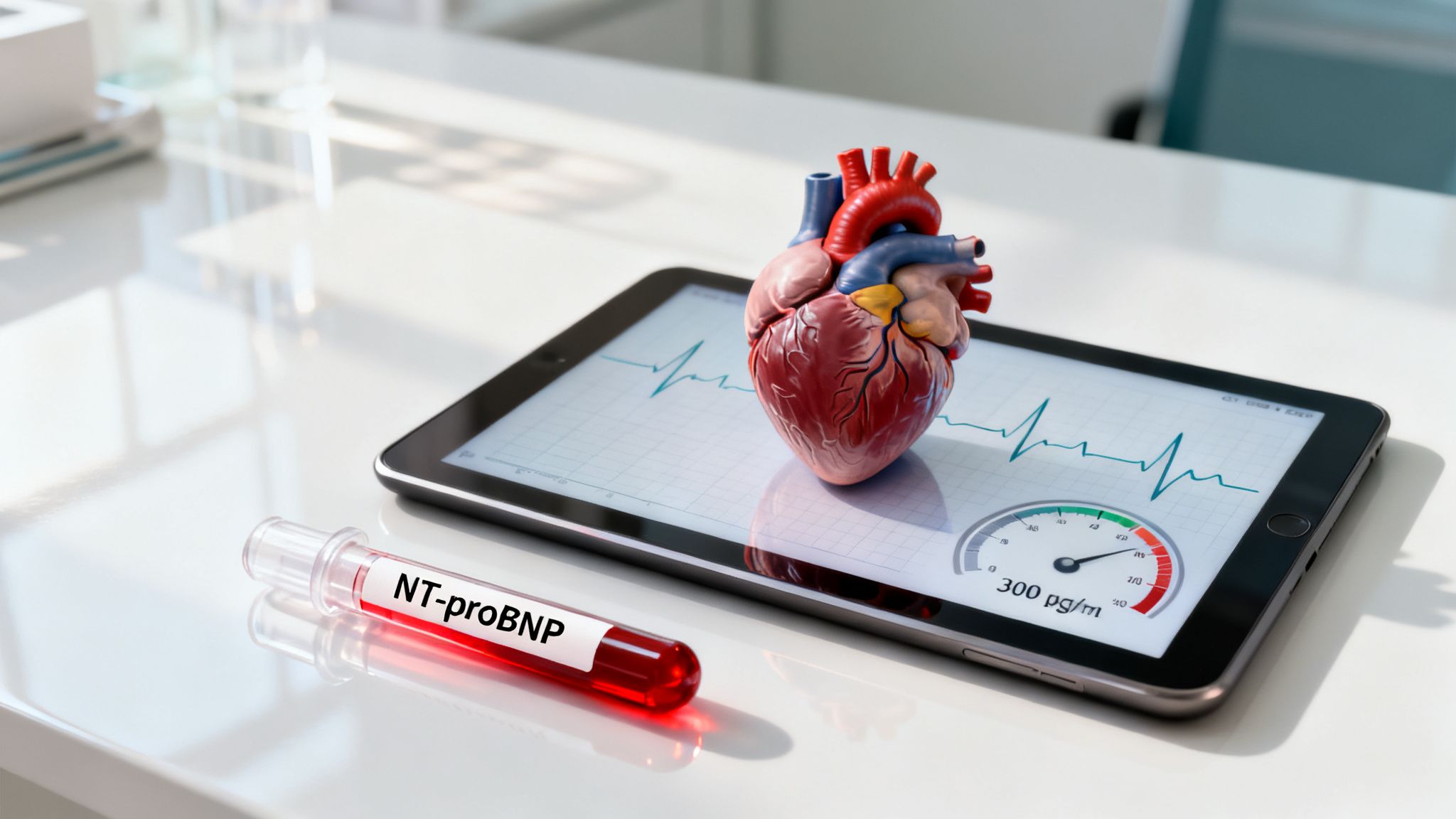 Understand what NT proBNP normal levels mean for your heart health. This guide simplifies the test, age-related ranges, and its role alongside your ECG data.
