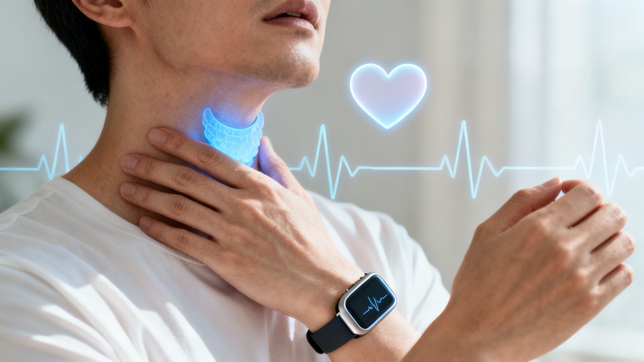 Understand the link between hyperthyroidism and heart palpitations. This guide explains why your heart races and how to manage it for better heart health.