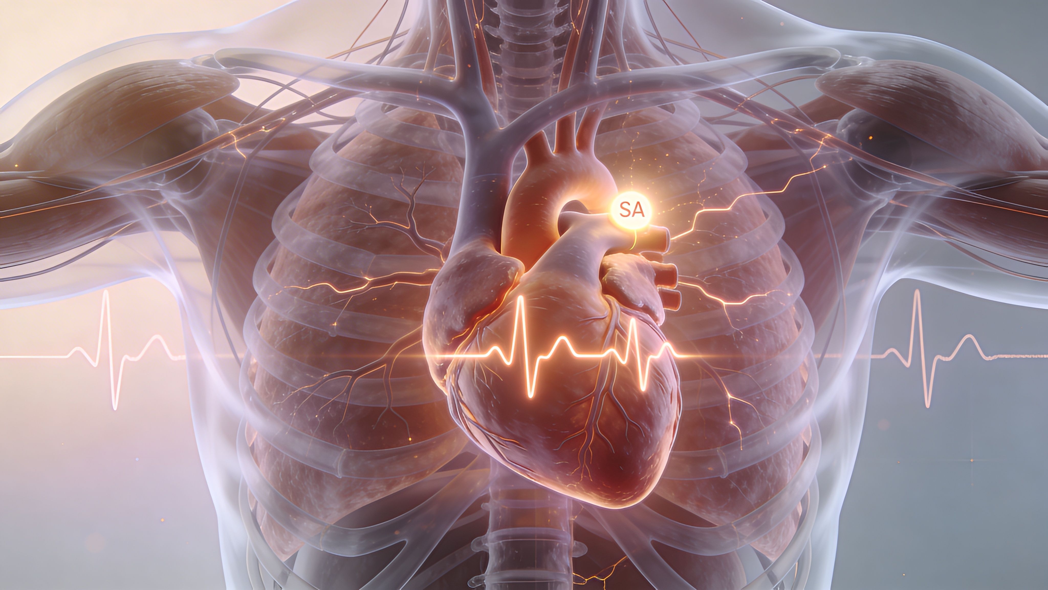 Feeling dizzy or tired? Learn about SA node dysfunction, its causes, symptoms, and how wearable ECGs help you take control. A friendly guide for patients.