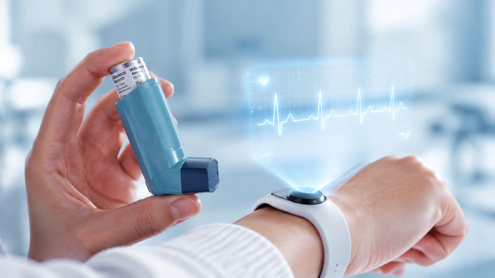 Worried about albuterol side effects? Understand common vs. serious symptoms, why they occur, and how to monitor them, even with your watch ECG.