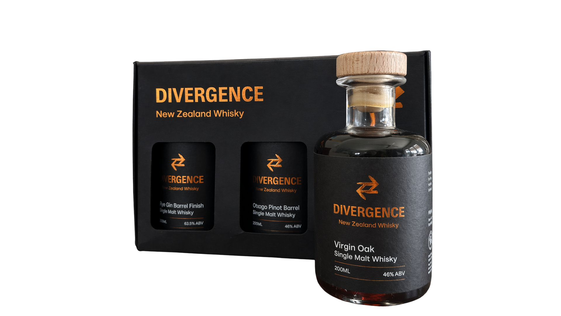 Divergence Whisky 3 x 200ml multipack, NZ, Whisky