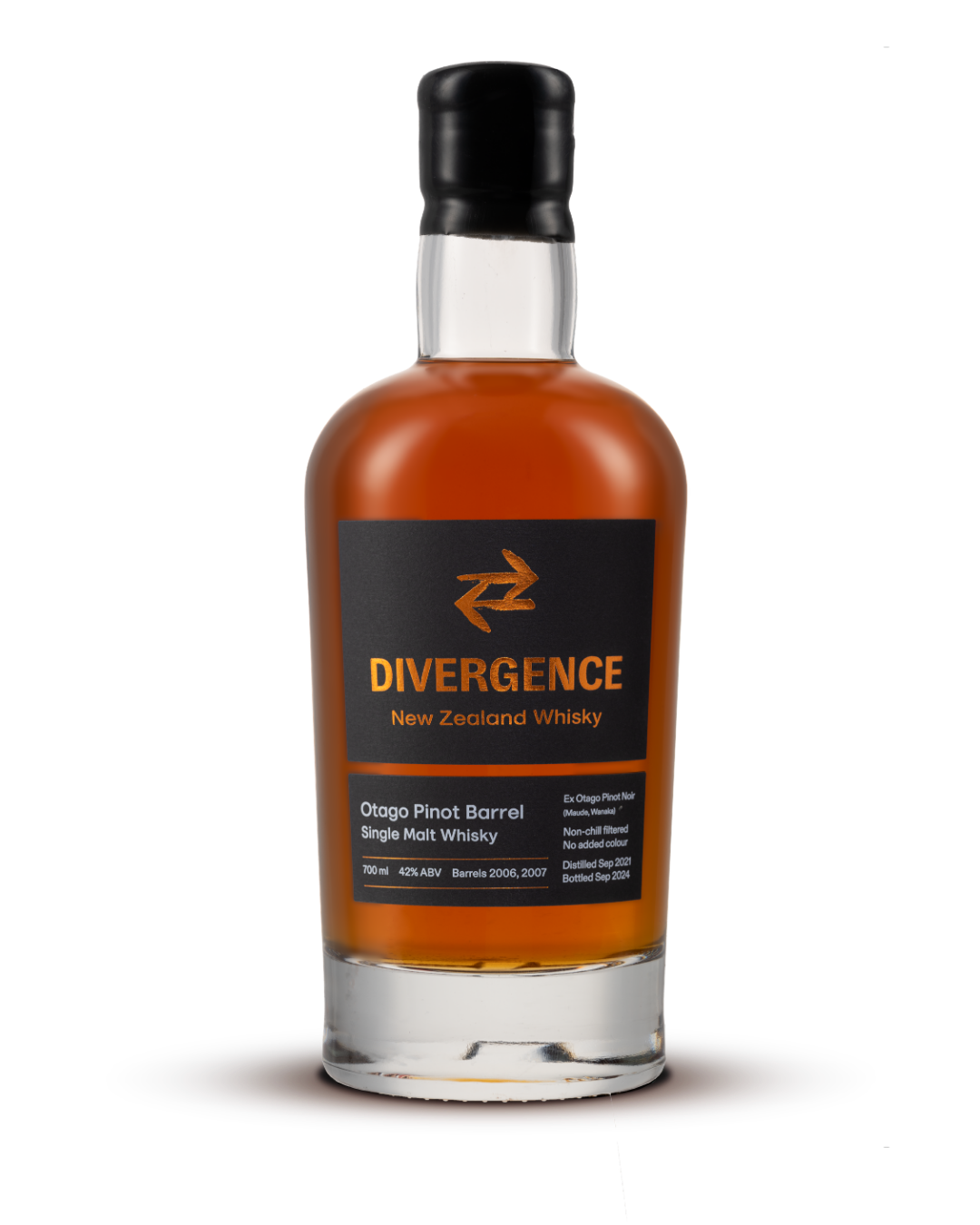 Divergence Whisky Otago Pinot Barrel New Zealand single malt whisky