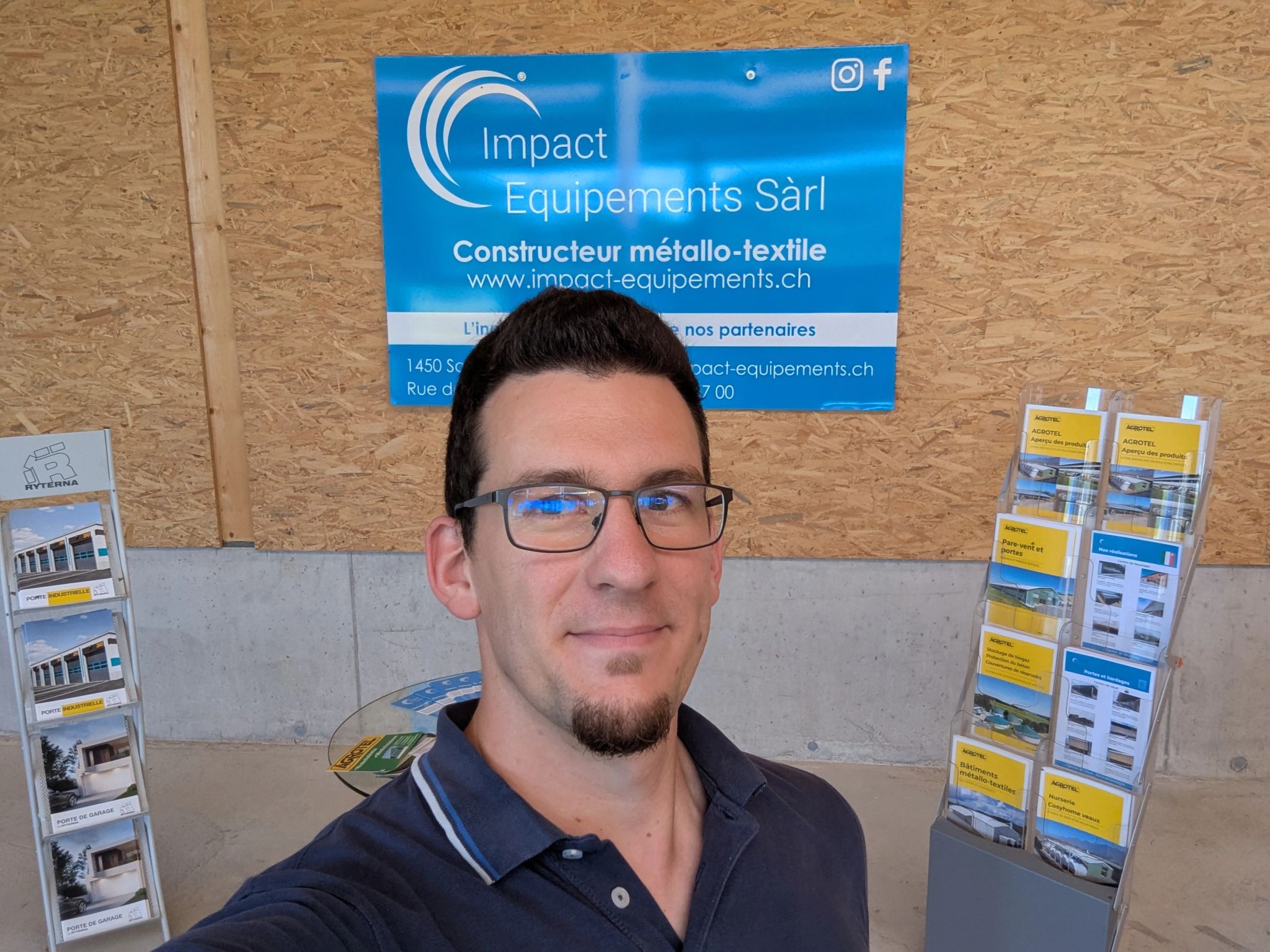 Inauguration d'une stabulation pour vache laitière