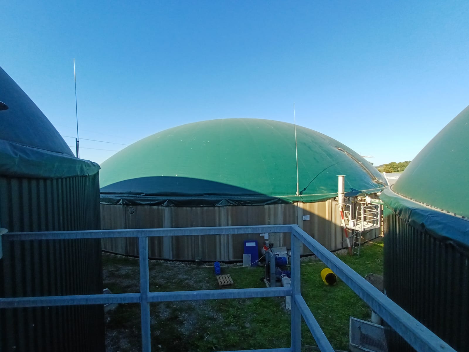Remontage d'une membrane de biogaz