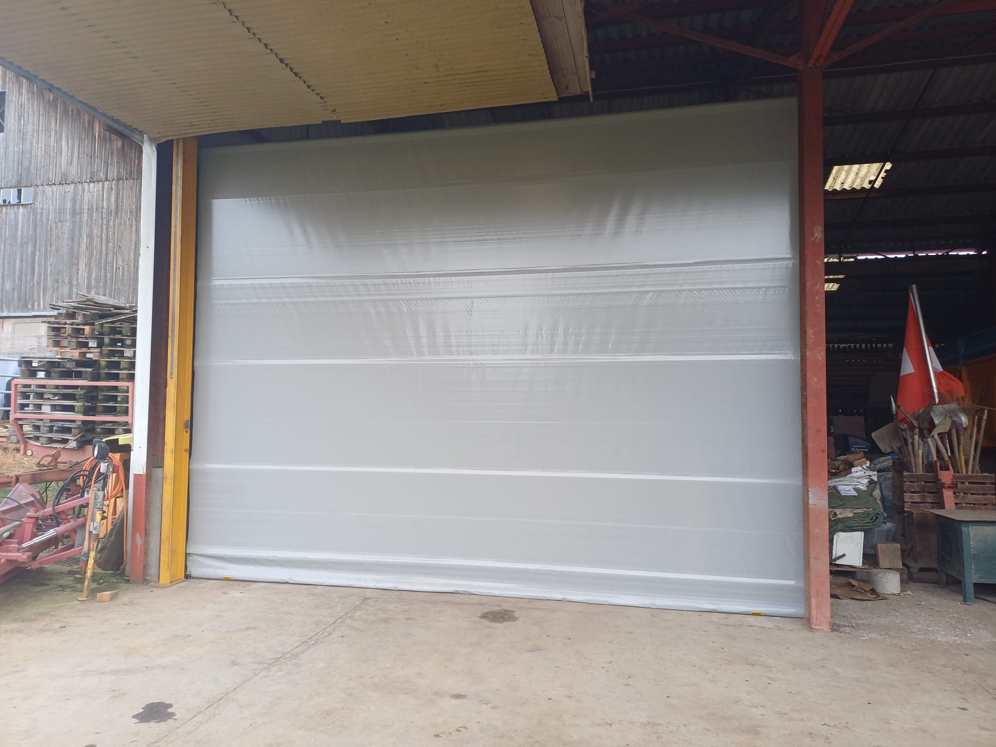 Porte à enroulement